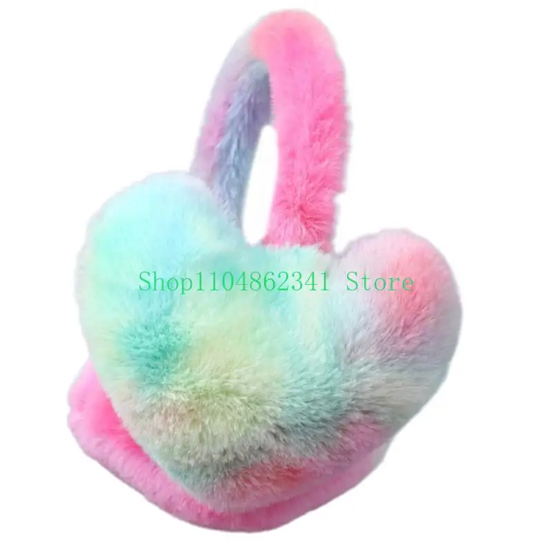 5asd Furry Heart Earmuffs để giữ ấm cho bạn trong thời tiết lạnh để trượt tuyết đi bộ đường dài