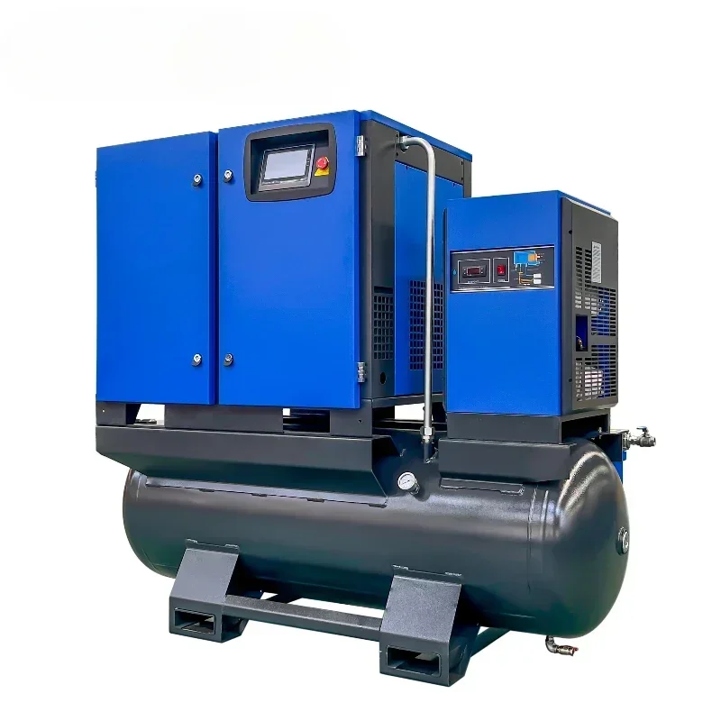 Electric 500 liters Hanbell AB Airend Energy Oxyge 15kw Industrial Saving Industrial Rotary Screw Air Compressor