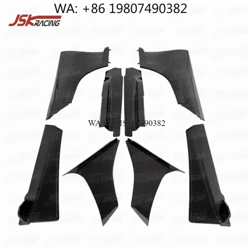 Wmwmnu Carbon Fiber Side Skirts Side Fins for 2012-2014 MP4-12C Rebel Style Body Kit Aerodynamic Winglets Auto