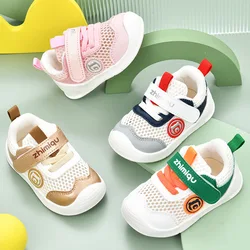 Chaussures respirantes pour tout-petits à la mode d'été Bébés garçons et filles Chaussures en maille d'air pour enfants Semelle souple Antidérapante vitation-Degré Size15-22