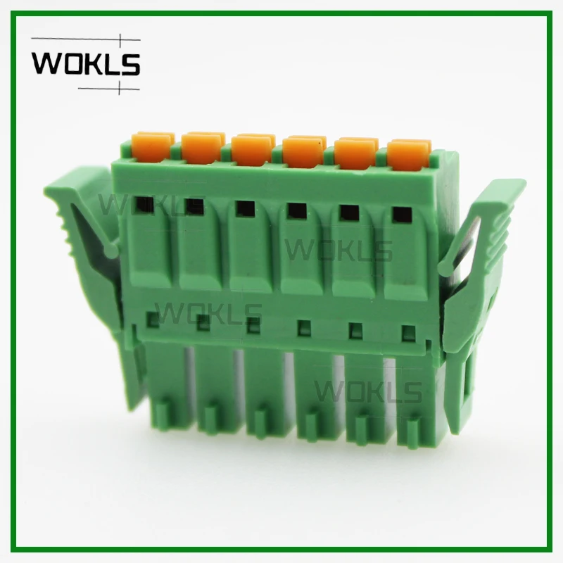 

10Pcs/LOT 15EDGKNG 3.5MM 3.81MM PCB PLUG-IN TERMINAL BlOCKS KF2EDGKNG FMC1.5/-ST-3.81-RF
