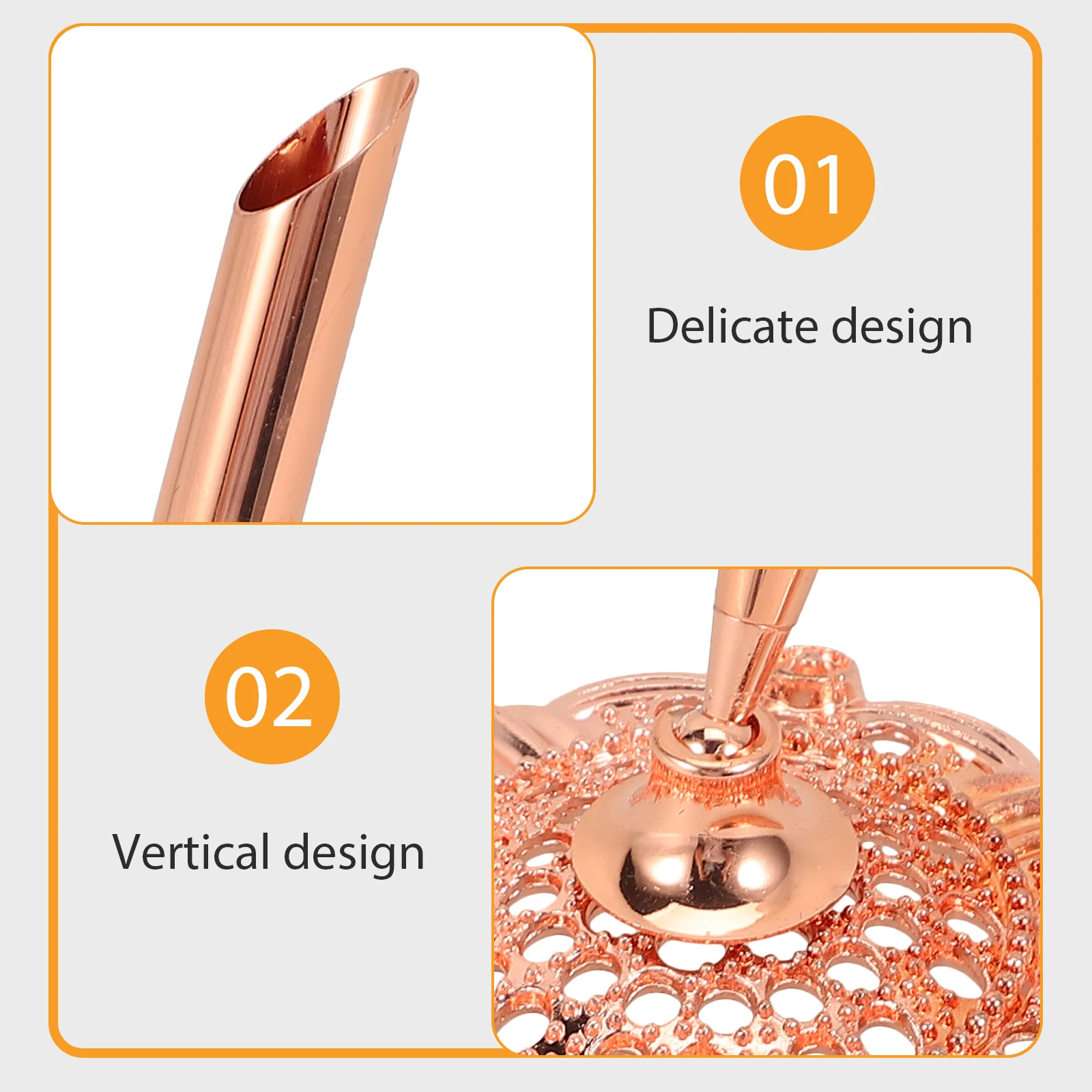 

Creative Vertical Standing Signature Smooth Writing Comfort Grip Desktop Ballpoint Pen For Office Bank Hotel Conference