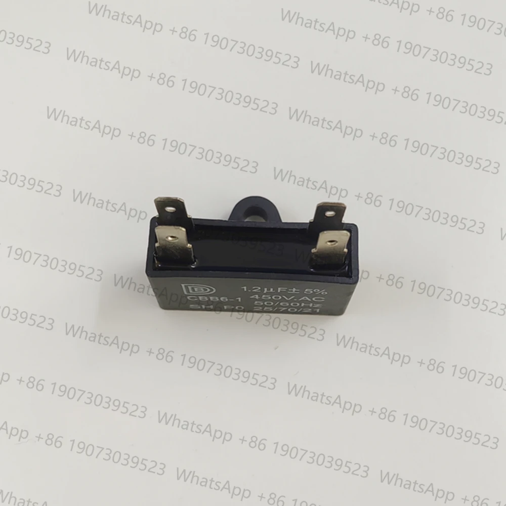 Condensador de arranque de Motor de ventilador de 450V, 1uF, 1,2uF, 1,5uF, 2uF, 2,5uF, 3uF, 3,5uF, 4,5uF, 5uF, condensador de forma rectangular, piezas de aire acondicionado