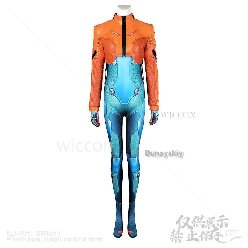 Anime Game Overwatch 2 Cosplay Juno Costume Jumpsuit Coat Wig Suit For Girls Woman Halloween Christmas Party Cos Customized