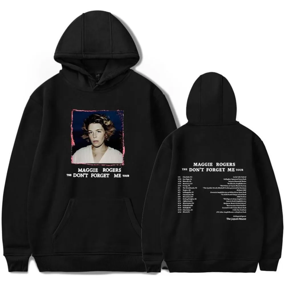 

Maggie Rogers The Don't Forget Me Tour Merch Hoodies Unisex Hooded Sweatshirt Casual Clothing