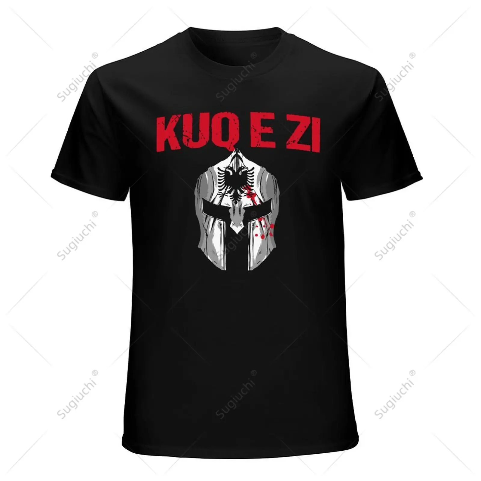 Unisex Men Albania Flag Albanian Kuq E Zi Shqipe Tshirt Tees T Shirts Women Boys 100% Cotton T-Shirt