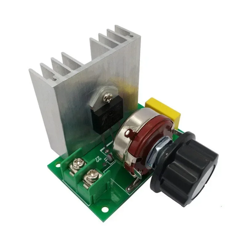 AC220V/ 4000W Motor Governor High-power SCR Voltage Regulator Dimming Dimmers Motor Speed Controller Thermostat