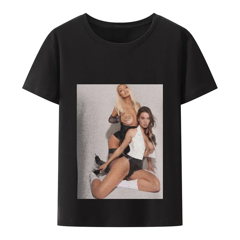 Lana Rhoades Gorgeous Classic T-Shirt Modal Shirts for Women Men Custom Aldult Teen Unisex Digital Printing Tee Shirt XS-4Xl