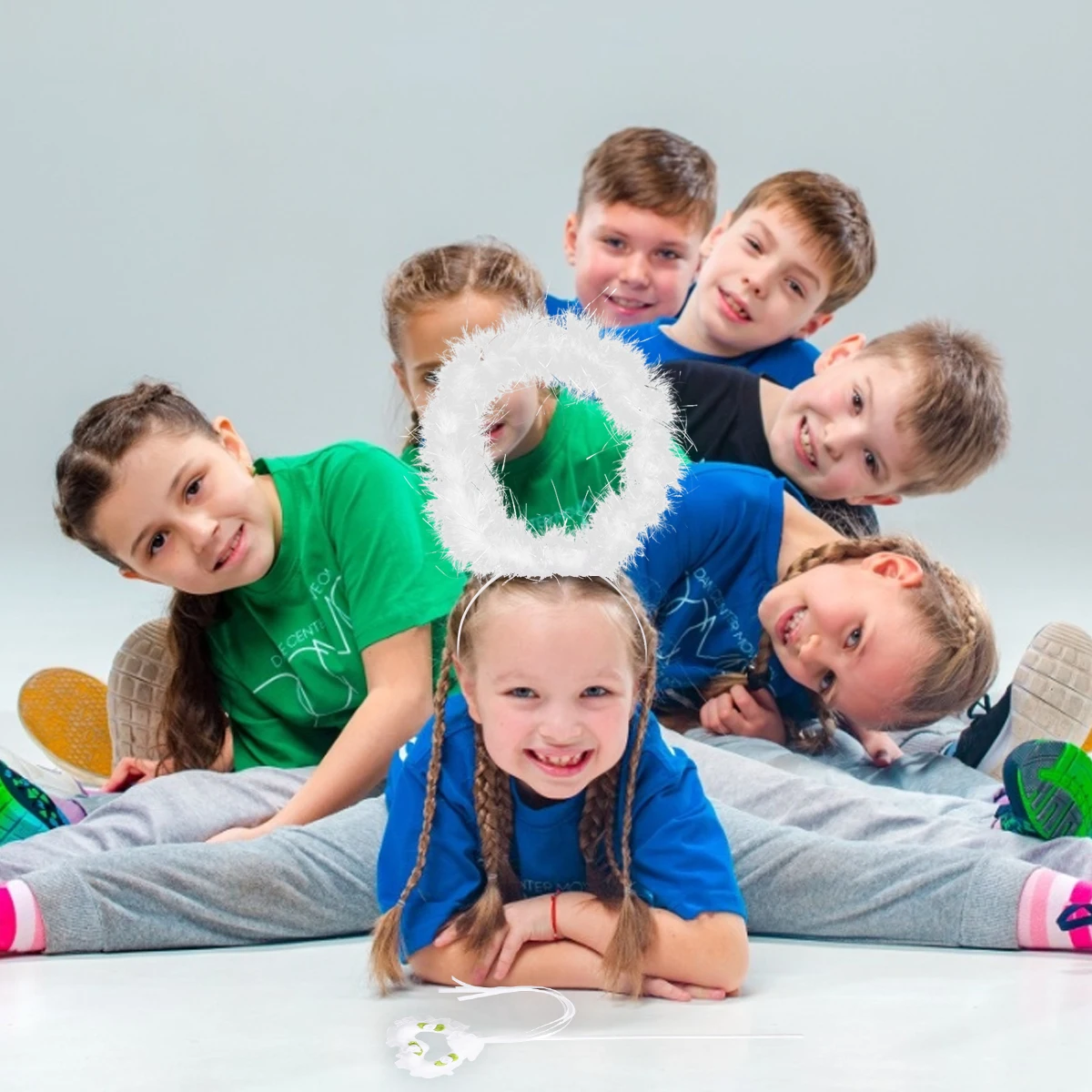 

2Pcs Angel Headgear Fairy W Set Girls Accessories Durable Practical Costume Holiday Party Props Camping Hiking