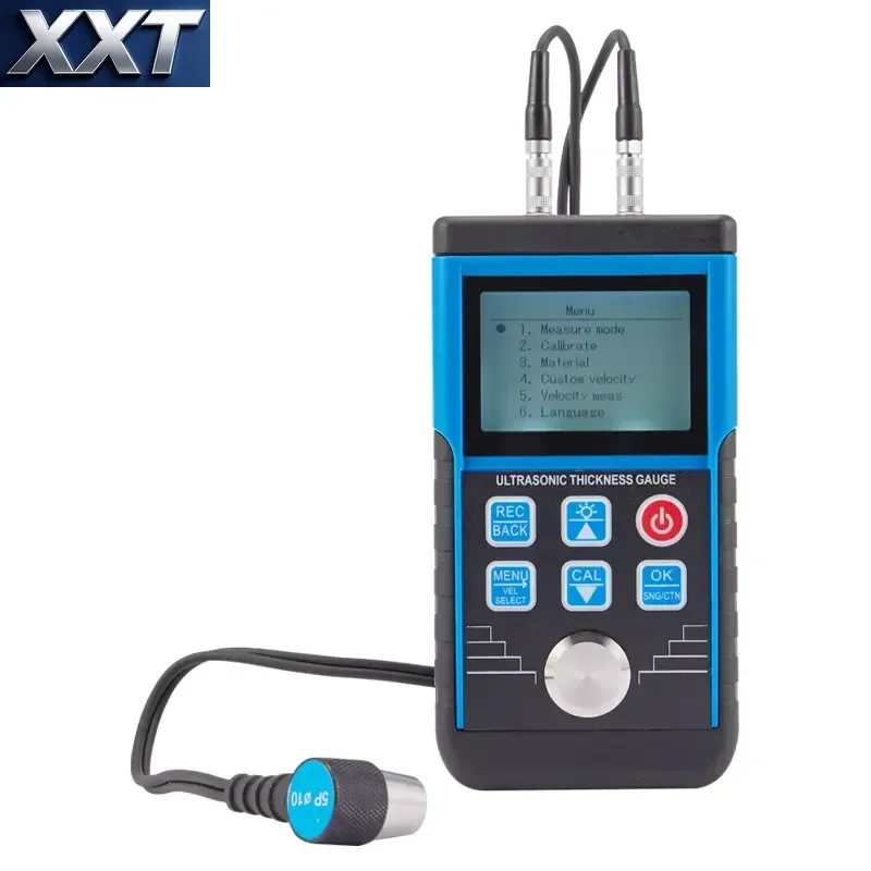 XXT TM130D Industrial Ultrasonic Thickness Gauge 0.8-500mm Separate Probe Digital Wide-range Ultrasonic Thickness Gauge
