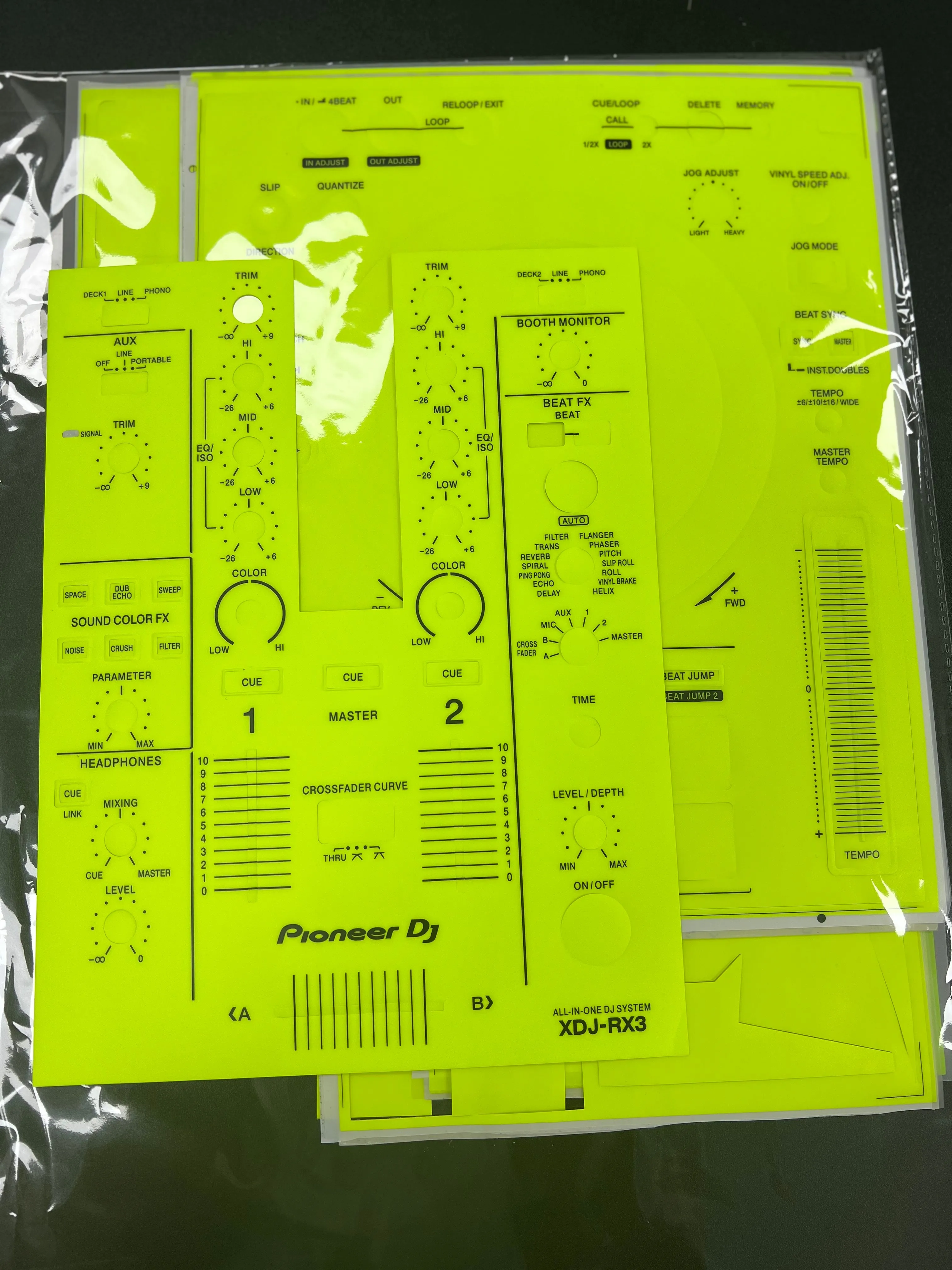 XDJ-RX3  skin suitable for Pioneer controllers（Film only, not machine）