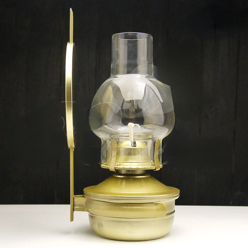 High Retro Metal Glass Changming Kerosene Lamp