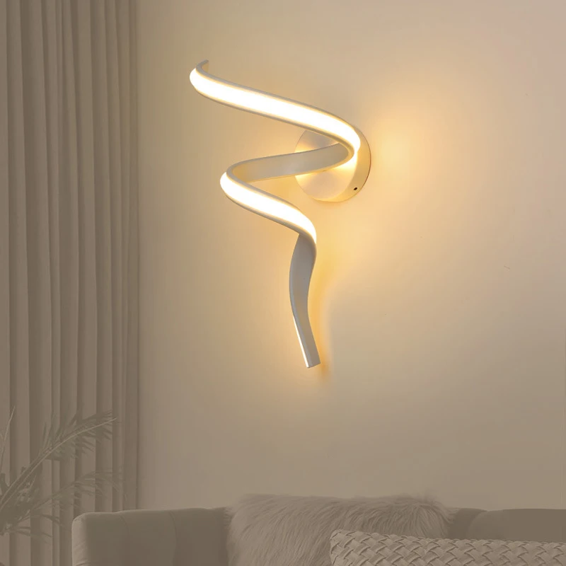 Modern Minimalist LED Wall Lamp Home Indoor Decor wall Sconce For Living Room Bedroom Bedside Lustres Backgroud Light Decoration