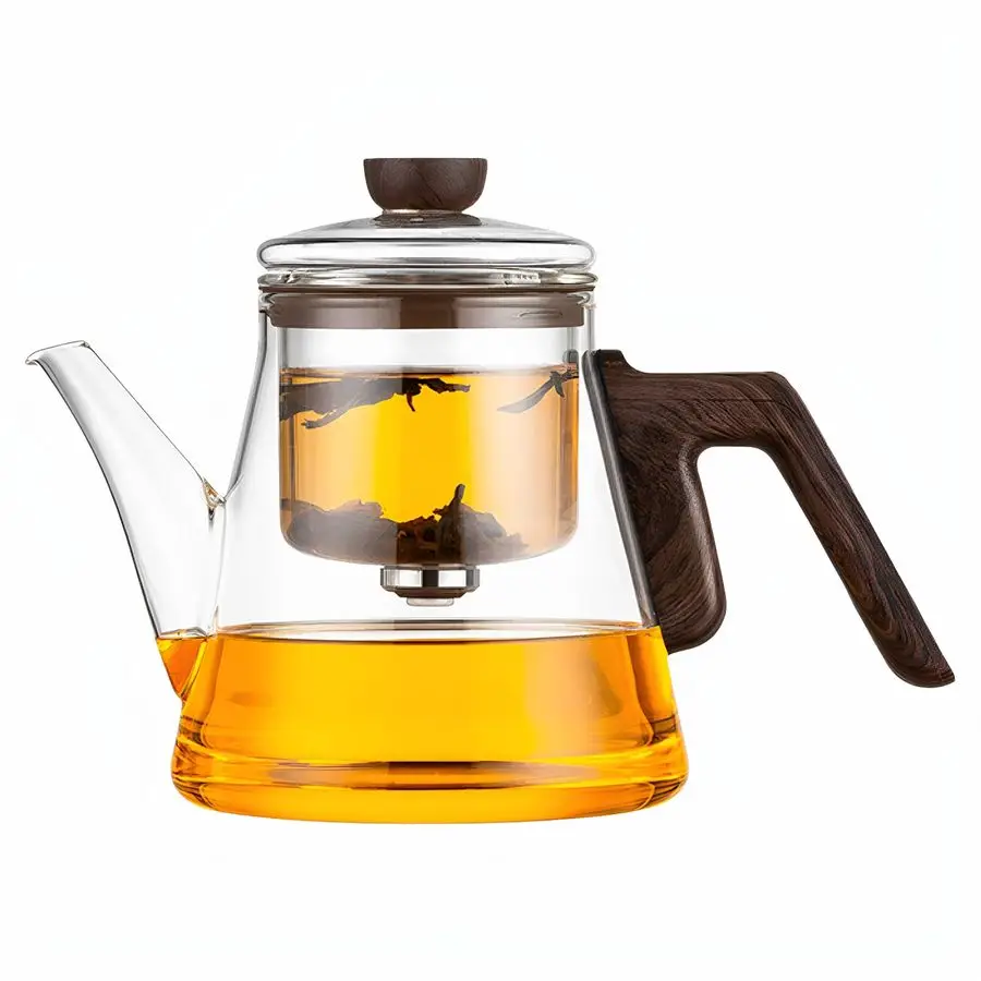 

25.4oz Enchanted Glass Teapot, Magnetic Brewing Tea Pot Designed for Convenience, Witchcraft Magic Tea with Infuser for Loose Le