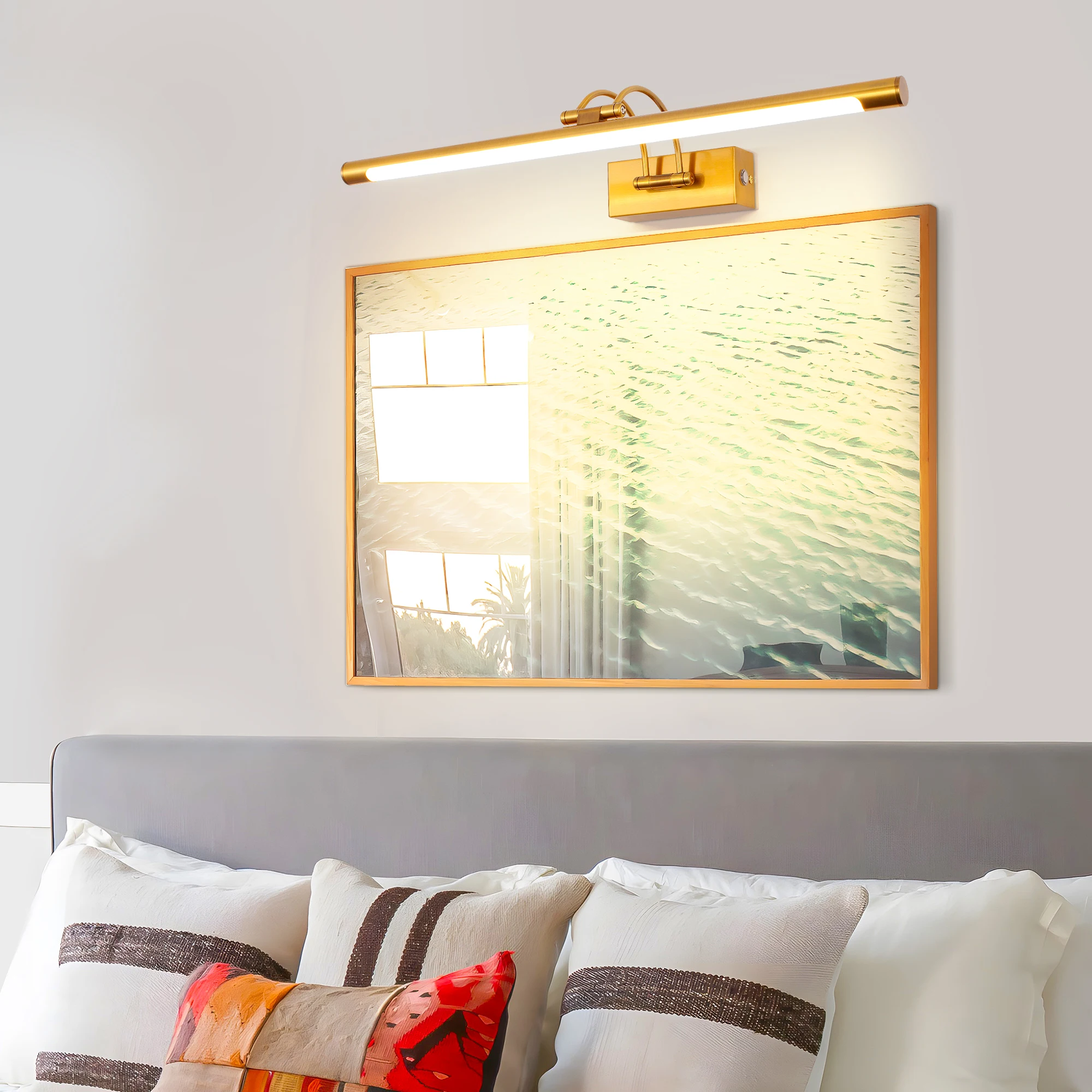 Modern LED Vanity Lights With Switch 12W Toilet Bathroom Waterproof Mirror Lamp Retro Wall Mounted Picture Lighting Fixtures