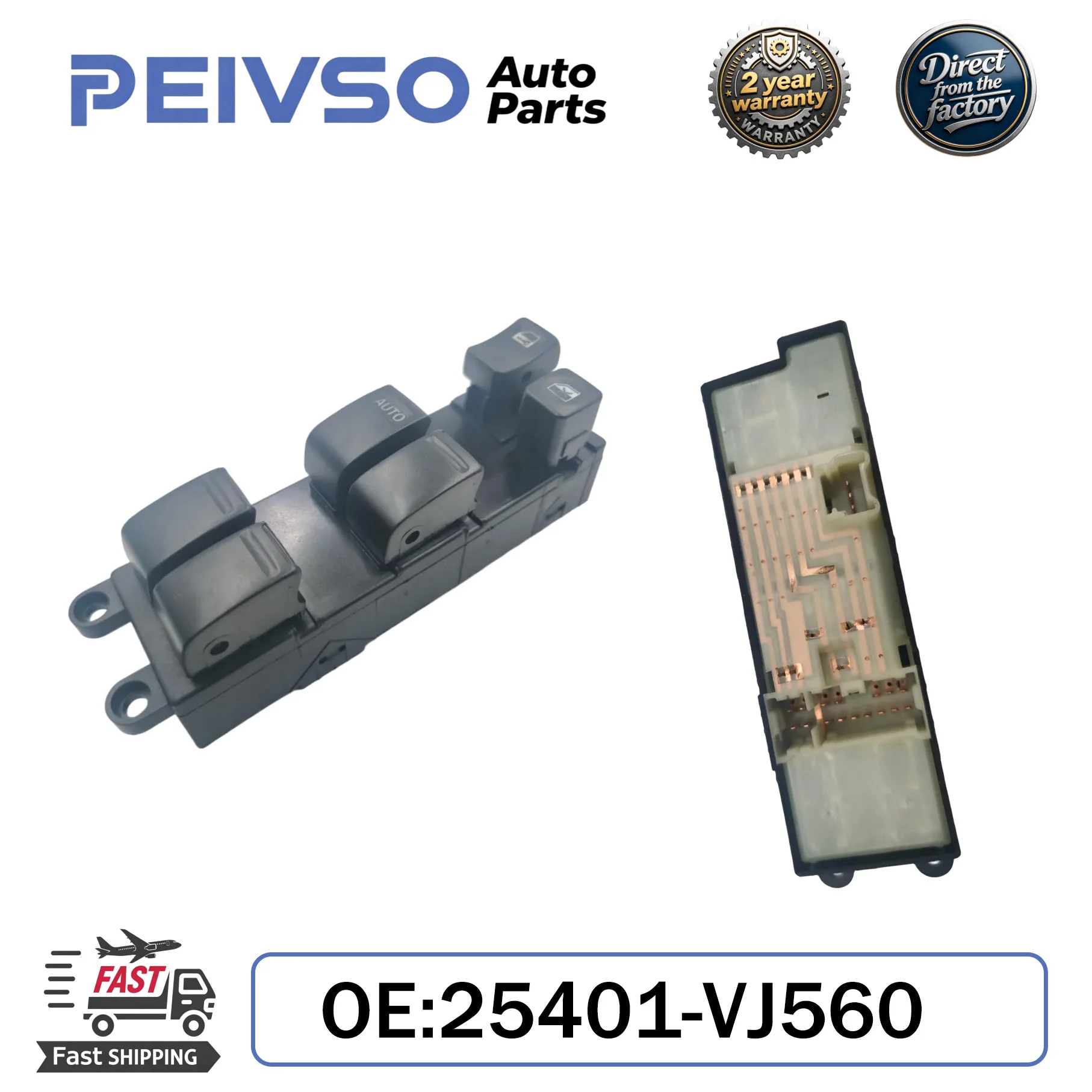 

New High Quality 25401-VJ560 25401VJ560 Power Window Switch For 2001-2013 Nissan Schalter Maxima X-TRAIL 25401-8H701
