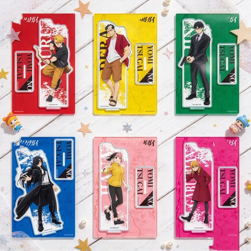 Acrylic Standee Anime Daemons of the Shadow Realm 6CM Acrylic Stand Model Plate Keychain Yuru/Asa/Left/Dera Cos Gifts Souvenir
