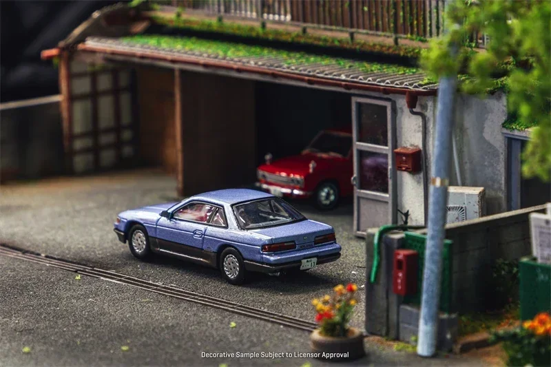 Jcollection 1:64 Silvia S13 Blau/Graues Druckguss-Modellauto