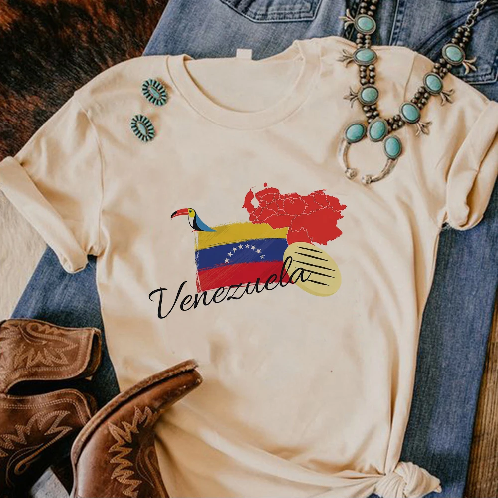 Venezuela t-shirts women summer tshirt female graphic streetwear clothing