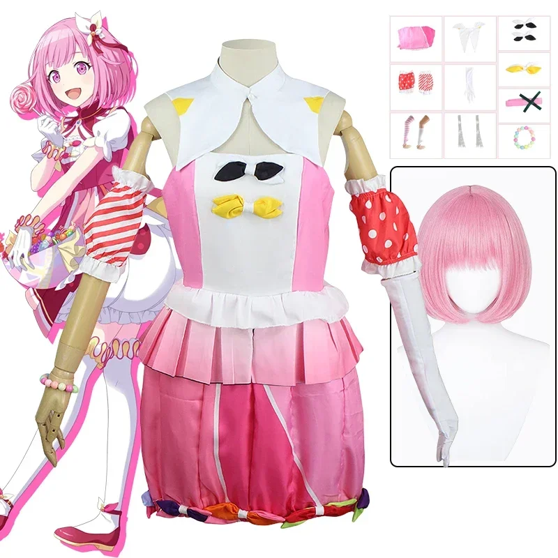 Anime Ootori Emu Cosplay Costumes Project Sekai Colorful Stage Lolita Emu Dress Uniform Halloween Carnival Costumes for Women