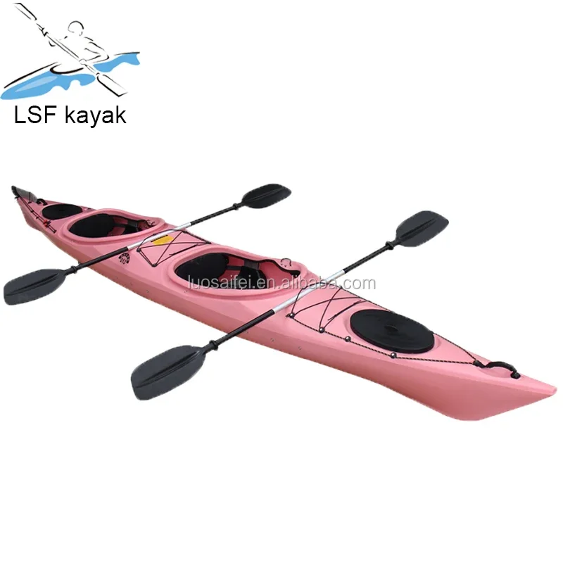 17ft Manufacture New Design 2 Person Seater Sit In Ocean Cheap Kayaks With Pedal Pick Up At The Port