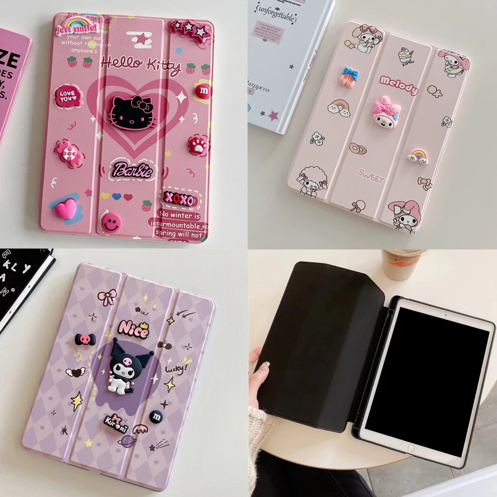 

Case for iPad Pro 11 2024 2025 11th 10th 9.7 5th 6th 10.2 7th 8th 9th Gen Air5 4 10.9 Air3 10.5 Mini6 7 Cover with Pencil Holder