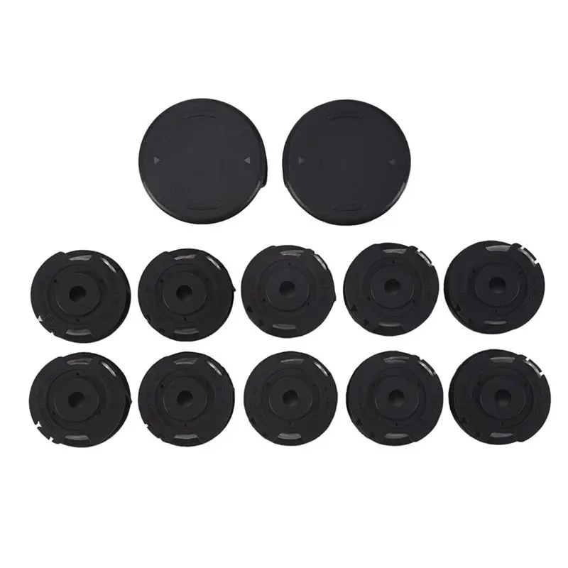 A36T-F016800385 Replacement Auto Feed Spool Line String Trimmer Lawn Mower Thread Spool For Easygrasscut(10Spool+2Cap)