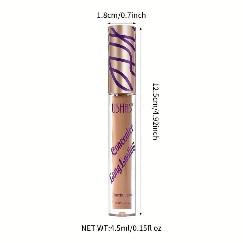 6-color Cream Concealer Waterproof Liquid Concealer Foundation Cream Lasting Makeup Natural Brightening Moisturizing Whitening