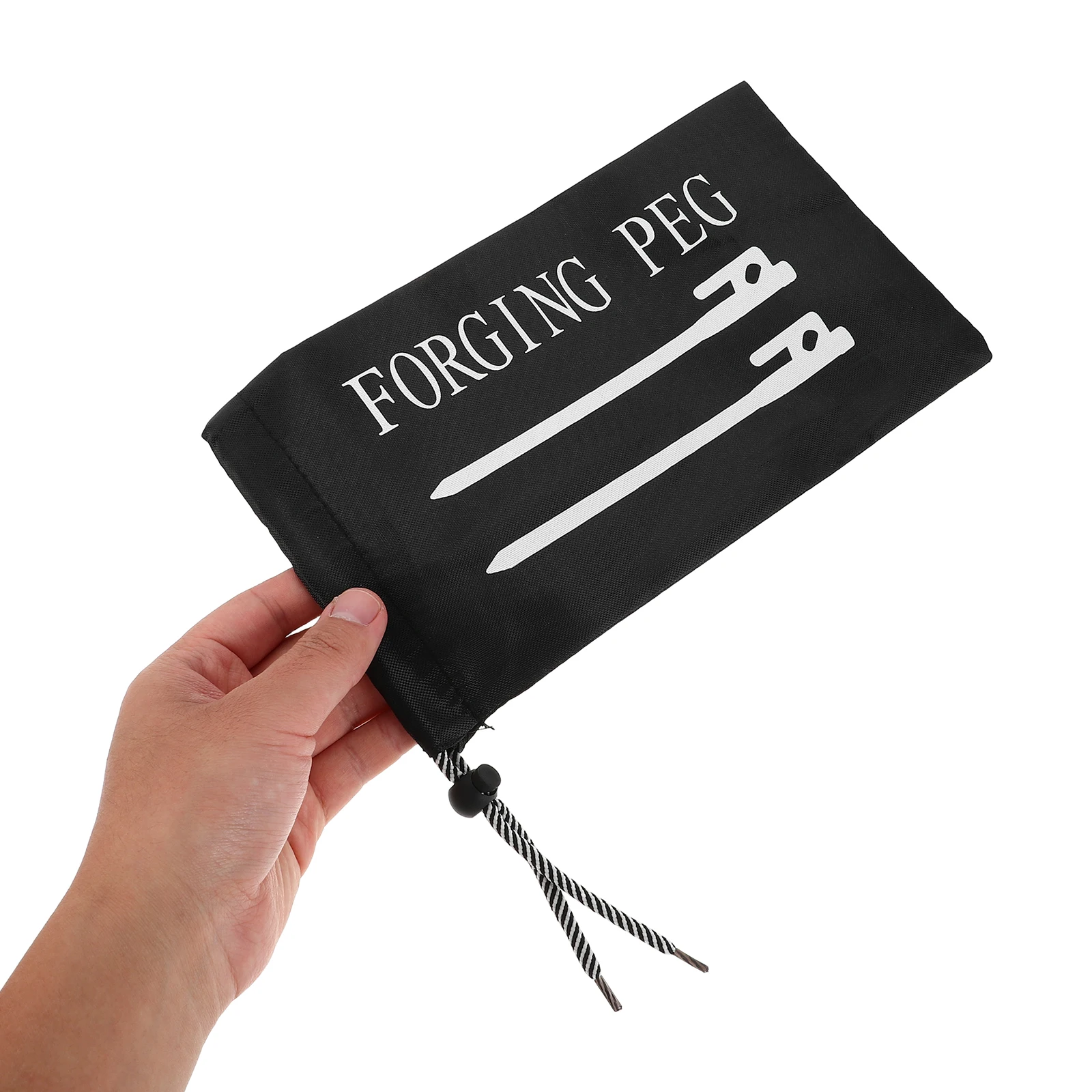 

5 Pcs Tent Ground Peg Storage Bag Camping Hammer Pouch Drawstring Stakes Organizer Bags