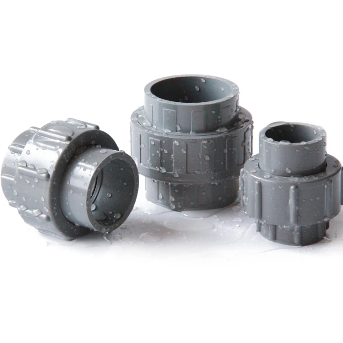 20/25mm~110mm PVC Pipe Union Connector Joint Weld Solvent Pressure Pipe Fittings  Water Pipe Union