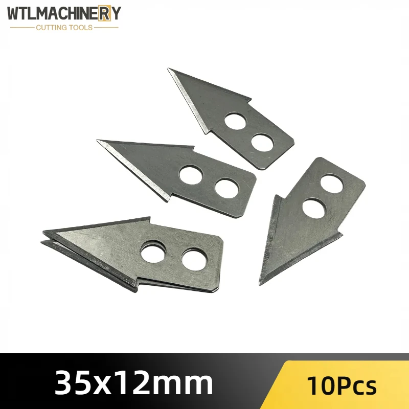 Auto Lâminas de Estratificação da Máquina Laminador do Filme Lâmina de Corte Aço Carbono Aço do Tungstênio 35×12 mm 10 Peças
