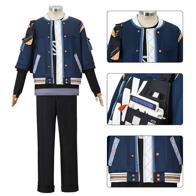 Wise Cosplay ZZZ Zenless Zone Zero Cosplay Costume Bag Props Phone Anime Game Party Role Playing Outfit Men Women Suit - Image 2