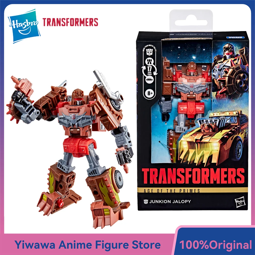 

[In-Stock] NEW Hasbro Transformers Age of the Primes Junkion Jalopy 14cm Deluxe Class Collectible Action Model Figure Toy Gifts