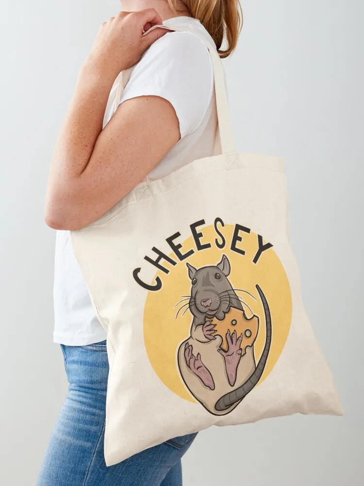

Cheesey Rat Tote Bag Lady bags sacs de shopping shopper bag women women bag