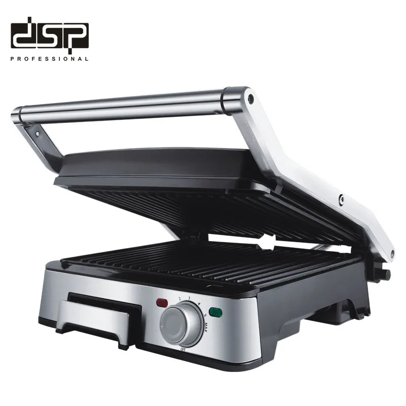 DSP/Dansong, Household Grill Household Electric Grill Light Oil Less Smoke Multifunctional Electric Grill 1800w High Power