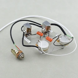 1 Set Loaded Pre-wired Electric Guitar CTS & Alpha Push Pull Wiring Harness Prewired Kit for LP SG