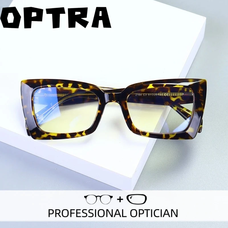 

OPTRA New Design Small Frame Reading Glasses Anti Blue Ray Myopia Photochromic Eyeglasses Custom Prescription Optical Eyewear