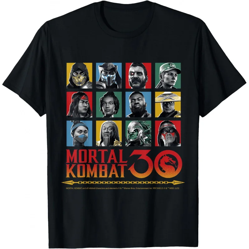 90's Retro Video game Mortal Kombat Gift T shirt 0701 Unisex Gamer Tee Short Sleeve Graphic clothes All size tops S-6XL