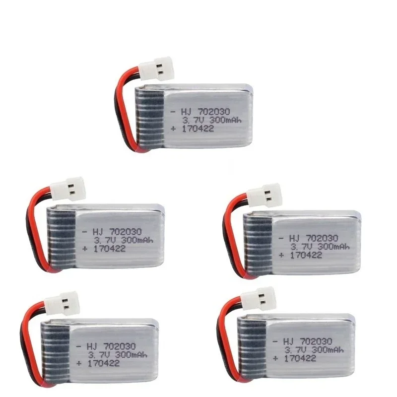 3.7V 300mAh Lipo Battery for Syma X11 X11C WLToys V911S A120 XK A150 V966 FX801 UDI U830 U816A Hubsan X4 H107L DFD F180W F180C