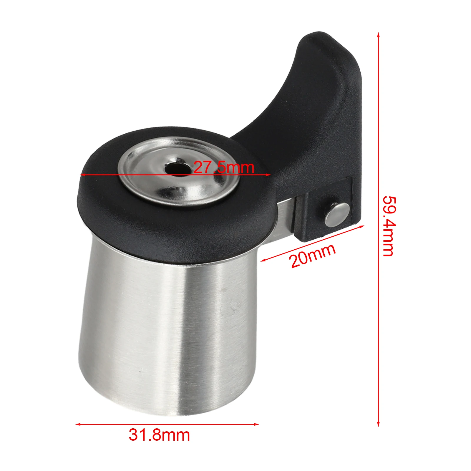 3.4*3.2*2.8cm Whistling Kettle Replacement Compatible Kettle Spout Accessory Stainless Steel Spout Fits Most Kettles