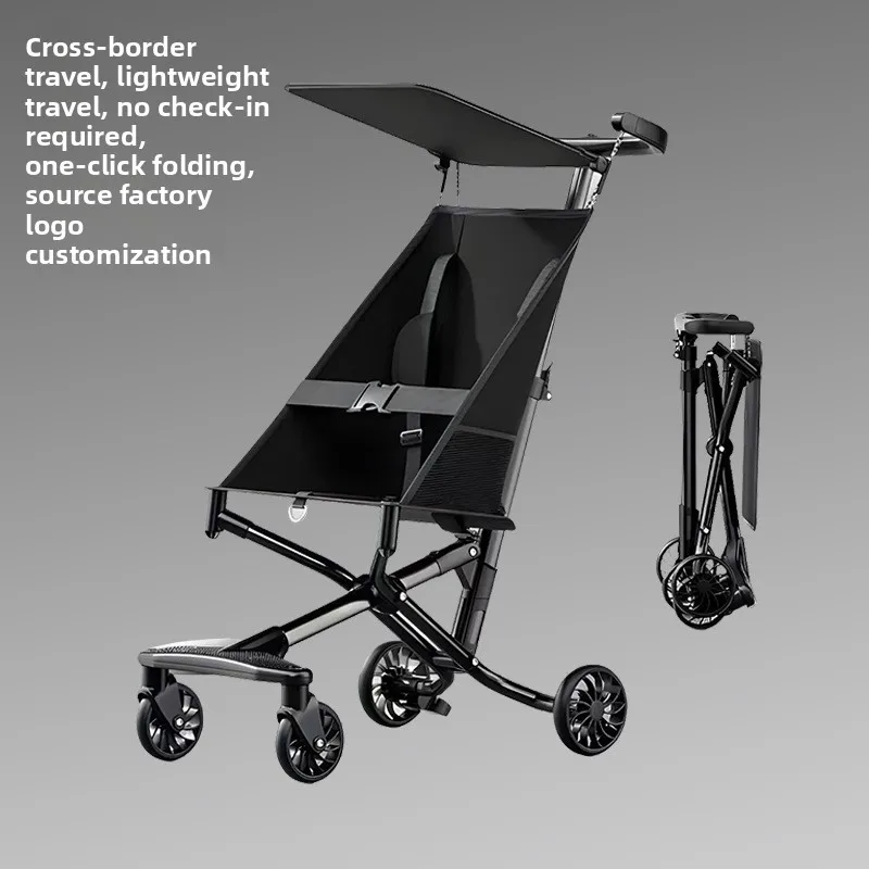 

Pocket Umbrella Stroller: A lightweight, foldable pushchair that folds away at the touch of a button – the perfect companion