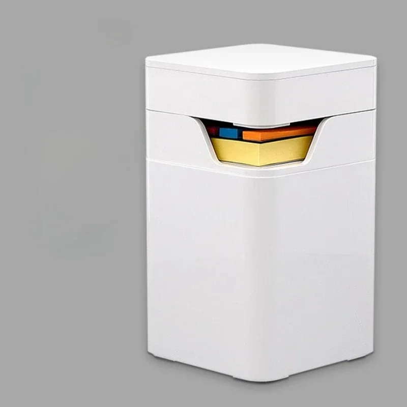 Desktop storage box, large student white, Nordic creative combination, note box, office makeup brush, dust-proof classification