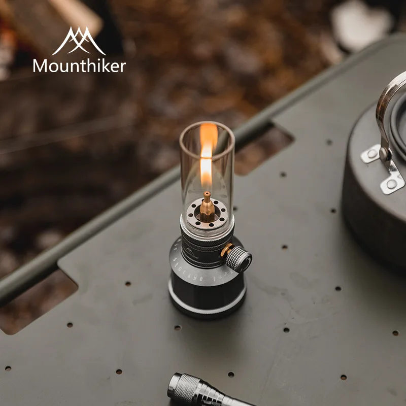 Camping Gas Lamp Night Gas Lamp Accessory Pipes Empty Gas Tank Connector Optional