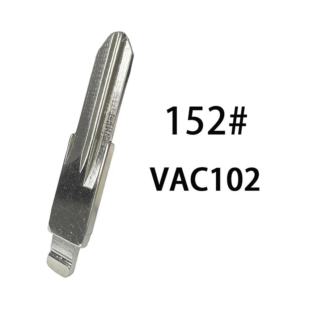 5PCS/lot #152 VAC102 Flip Remote Metal Uncut Key Blade For Renault Megan Dacia Clio Duster For keydiy KD xhorse VVDI JMD