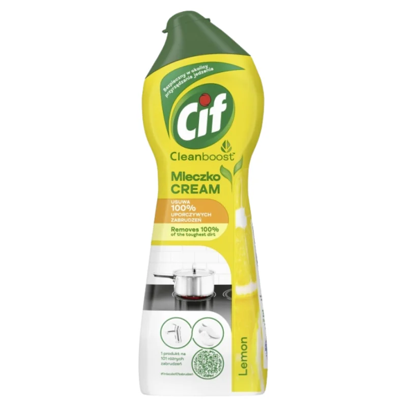 Cif Crema Leche Limpiadora Limón 300Ml