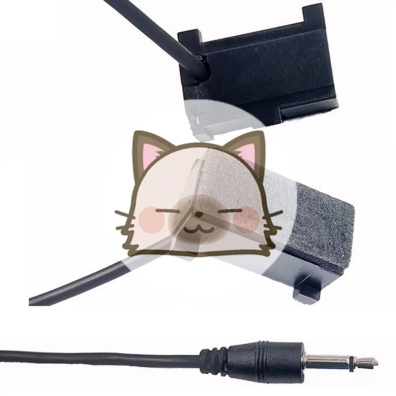 New Car Audio Clip Microphone 3.5mm Jack Plug Wired External Mini Mic Overhead Console For Golf Aftermarket Android Multimedia