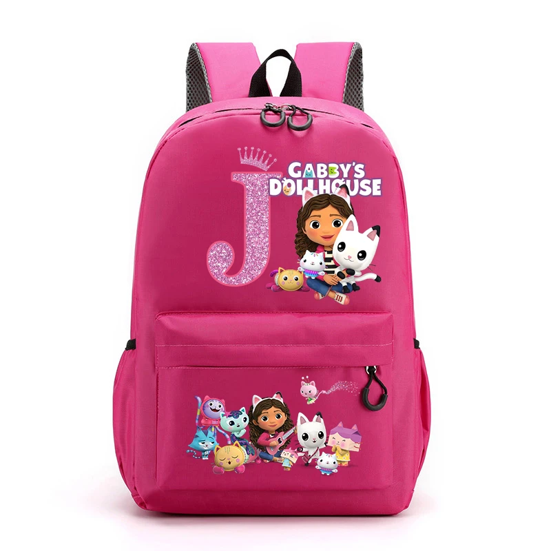 Kawaii Gabby Dollhouses Girl Backpack Children Cartoon Cute Knapsack Kids Anime Creative Schoolbag Student Fashion Book Bag Gift