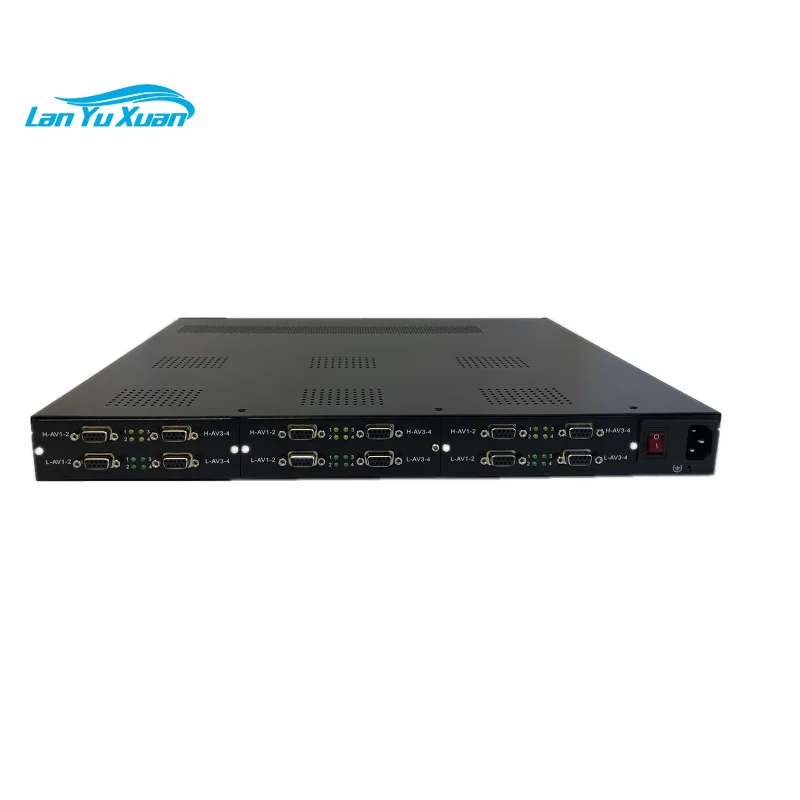 Community Digital TV Media Receiver H.264/H.265 Encoding Converts RF ATSC to HTTP/SRT Via ASI for Residential Broadcasting