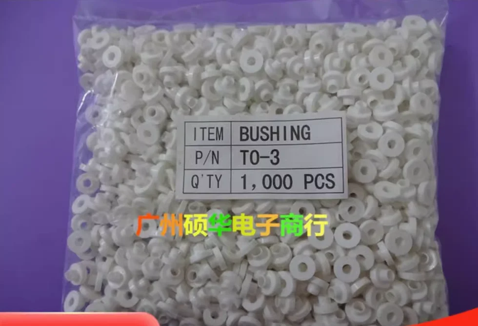 Junta De Silicone Para Isolamento, Filme De Silicone Isolante, Junta Redonda, Partículas De Isolamento, 20*25*0.3mm, TO-3P to-247, 100PCs