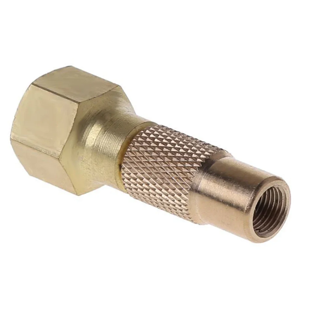 真鍮タイヤヘビーデューティネジタイヤエアチャック 45 × 16 ミリメートルタイヤインフレータゲージタイヤエアチャック自動車アクセサリー